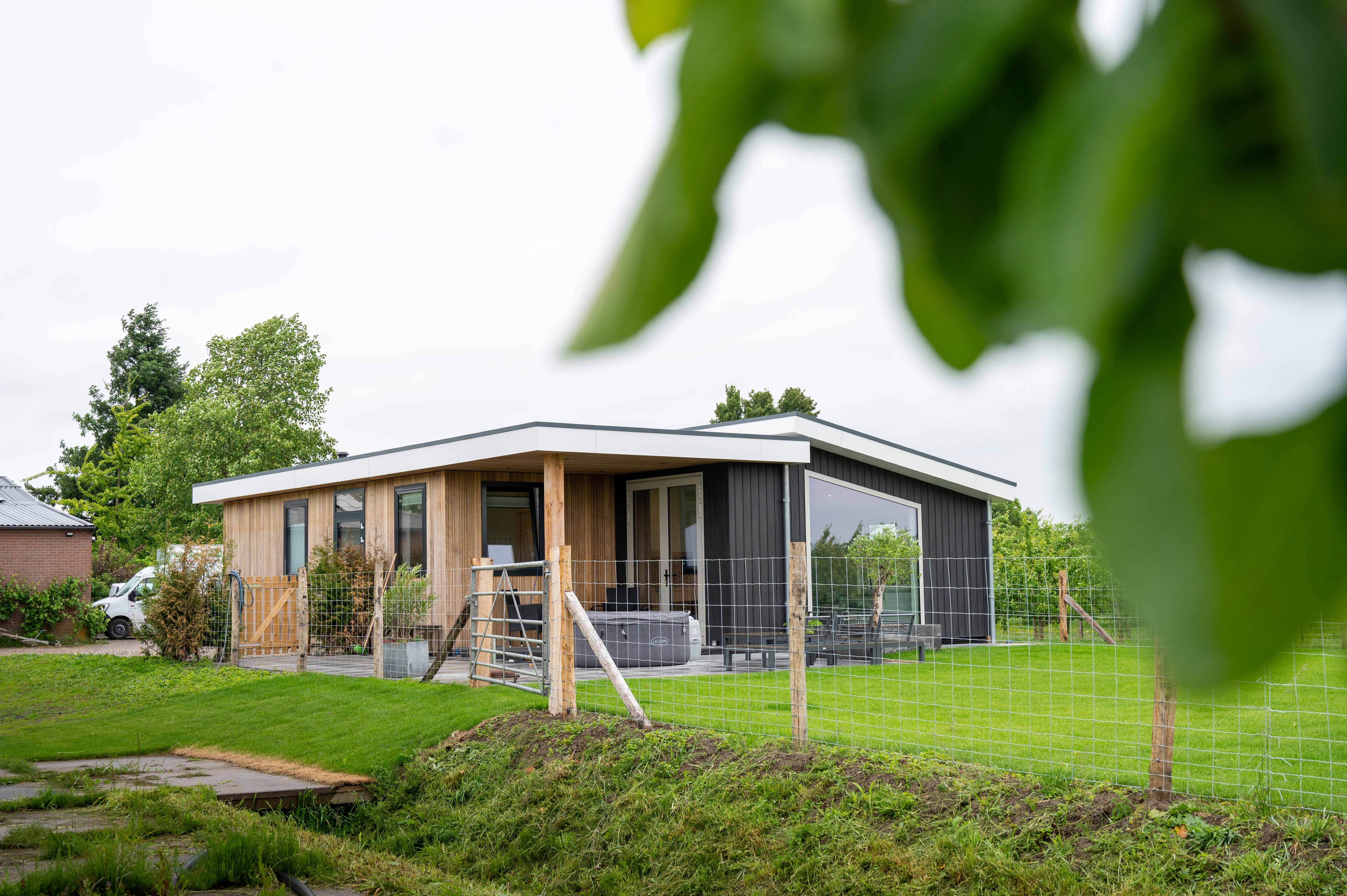 Buitenzijde van de gerealiseerde Villea-woning in Ommeren